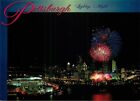 Postcard Lightup Night Celebration Fireworks, Pittsburgh, Pennsylvania