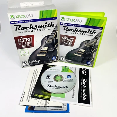 Rocksmith - 2014 Edition (Microsoft Xbox 360) w/ Game, Inserts & Box - No Manual - Image 1 of 4