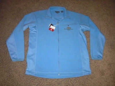 Chaqueta ligera ANTIGUA azul cremallera completa polar grande NUEVA CON ETIQUETAS NUEVA CON ETIQUETAS Foto 1 de 4