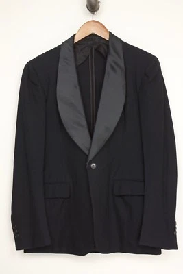 RARE 1933 NRA Eagle Mens Shawl Lapel Tuxedo 38R 35/34 Midnight Blue Wool Formal - Image 1 of 4