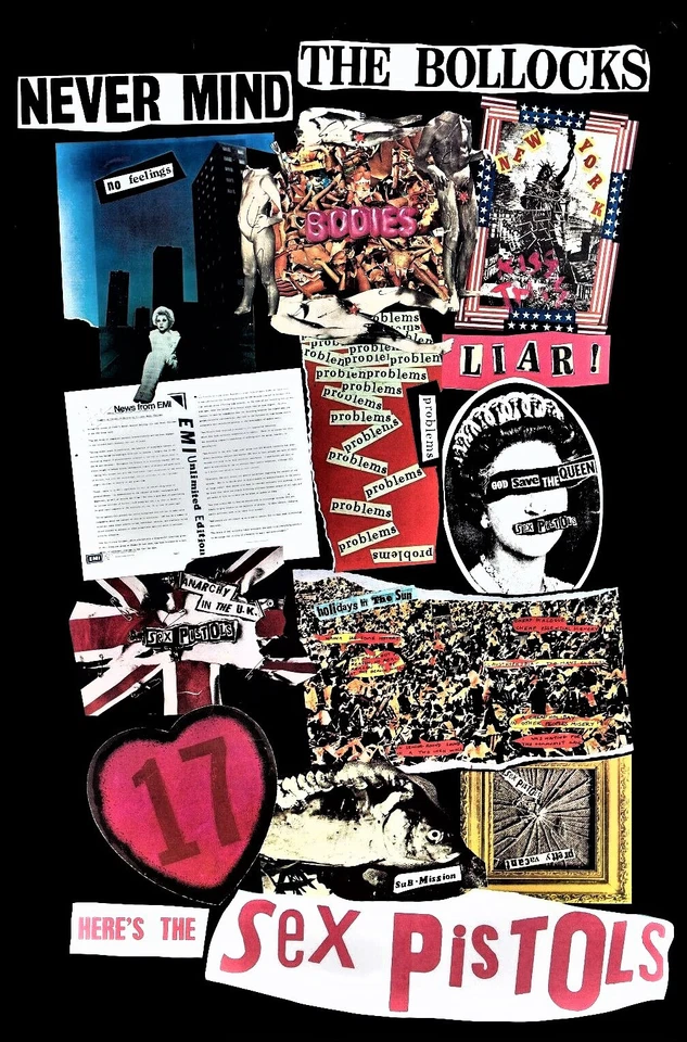 Póster de concierto de Sex Pistols 12"x18" ENVÍO GRATUITO Foto 1 de 1