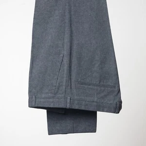 HUGO Trousers Gray Cotton Blend Flat Front Pants EU50 - Picture 1 of 4