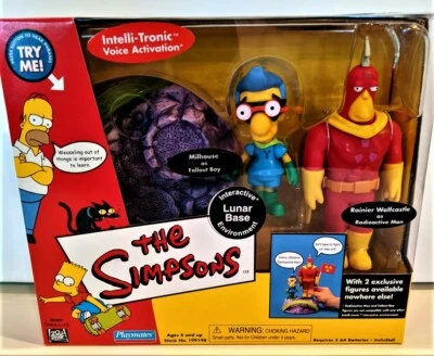 SIMPSONS LUNAR BASE MILHOUSE 2001PLAYMATE MINT sealed Limited collector Edition  - Image 1 of 4