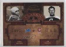 2004 Donruss Classics Classic Combos /750 Doak Walker Jim Thorpe #CC-45 HOF