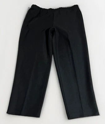 Vintage Trouser Donnkenny Womens Black Pull On Sz. W36”X27” L(343.F) - Image 1 of 4