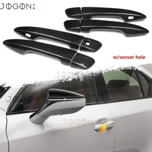 Cubierta de manija de puerta delantera trasera de carbono real para Lexus IS300h 500 F Sport 2021+ - Imagen 1 de 13