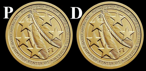 2021 P&D Sacagawea SET Native Americans in Military Dollar US Coin "BU" Mint Cover