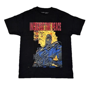 INCREASE THE PEACE HAND PRINTED T800 SHIRT (BLACK) TERMINATOR - Picture 1 of 8