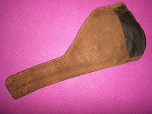 Old Suede Leather Hand Gun Holster 22 Right Hand  - Picture 1 of 4