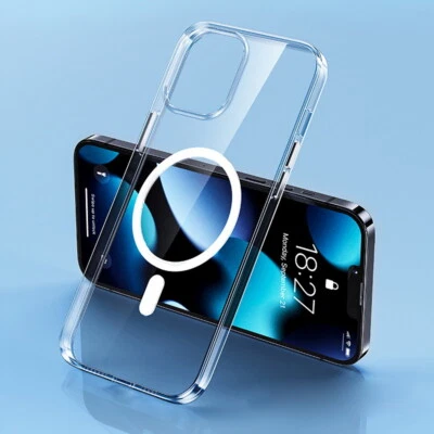 Coque Etui Antichoc Pour iPhone 15 14 13 12 Pro Max 11 Hybrid Magsafe Dur Case