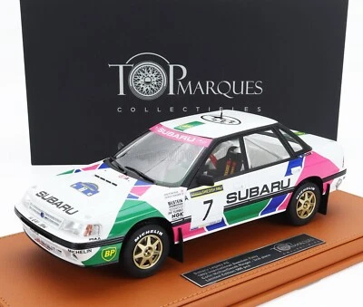 Top Marques SUBARU LEGACY RS 2nd SWEDISH RALLY 1992 McRAE/RINGER 1/18 LE500 New! - Image 1 of 4
