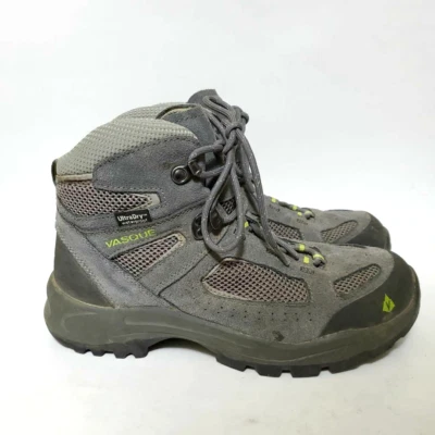 Vasque Breeze Botas Niños 6 Grises Impermeables Ultra Secas Mochilero Senderismo Sendero Foto 1 de 4