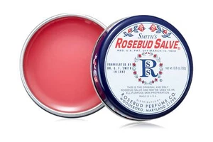 Smiths Rosebud Salbe Dose 1,6 Unzen rissige Haut glatte Lippen feuchtigkeitsspendend Original - Bild 1 von 5