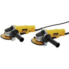 DeWalt DWE4012-2W 7.5 アンペア パドル スイッチ 4-1/2 インチ コード付き小型アングル グラインダー 新品