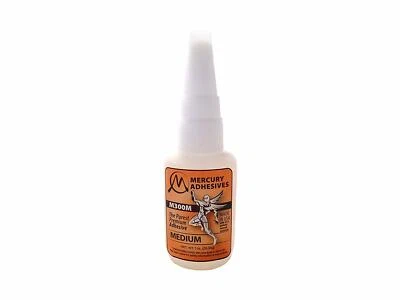 Mercury Adhesives Medium Viscosity CA Balsa Wood Super Glue 1oz Bottle M300M - Image 1 of 2