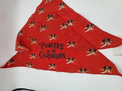 Lote de 2 x Bandana Disney Cruise Line Piratas del Caribe Mickey Mouse Foto 1 de 4