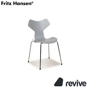 Silla Grand Prix De Madera Gris De Fresno Fritz Hansen - Imagen 1 de 9