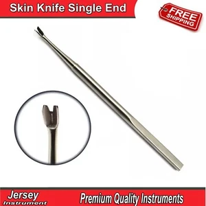V-Shaped Skin Knife Single End Cuticle Pusher Dead Skin Remover Instruments CE - Picture 1 of 4