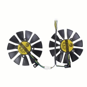 PLD09210S12HH 4pin a pair Cooling Fan For Graphic Card ASUS DUAL GTX1060 6G - Picture 1 of 2