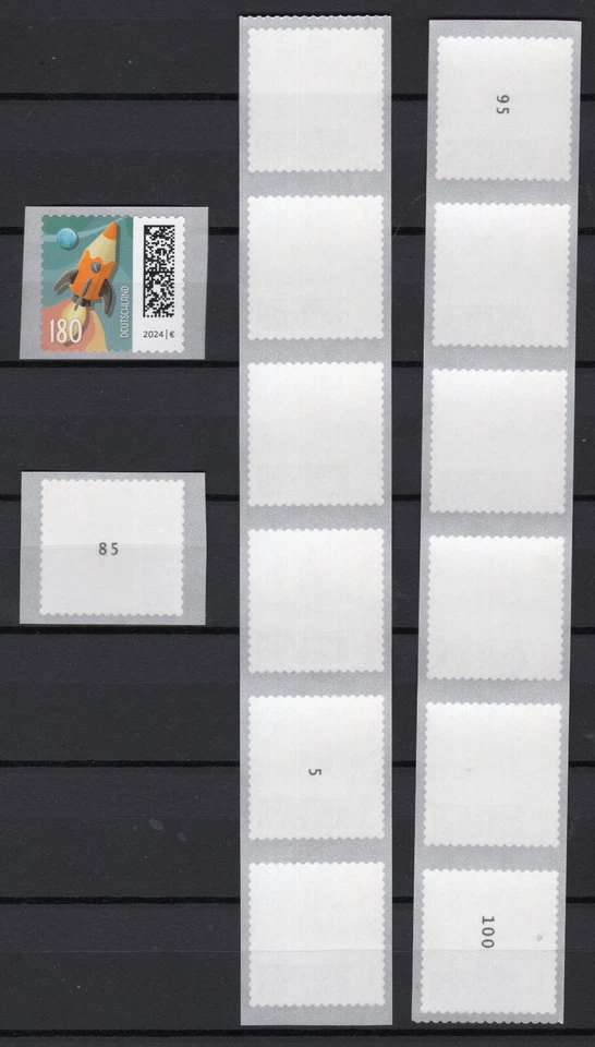 2024 Bund 3874 SK ** Raketenpost, Nummern zur Auswahl - Bild 1 von 1
