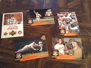 Paquete de 5 cartas de baraja superior Cal Ripken/Coca Cola 2001 - Imagen 1 de 16