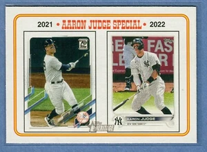 2023 Topps Heritage Aaron Judge Special 2021 2022 #4 Yankees QTY - Imagen 1 de 2