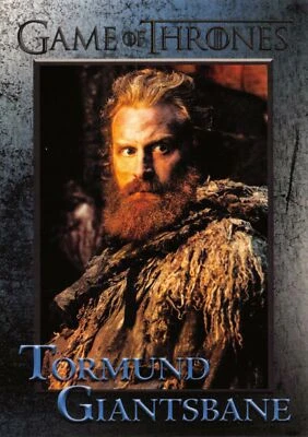 TORMUND GIANTSBANE (Kristofer Hivju) / Game of Thrones Season 8 (2020) BASE #39 - Image 1 of 2