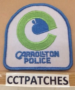 PARCHE DE HOMBRO DE LA POLICÍA DE TEXAS CARROLLTON DE COLECCIÓN TX - Imagen 1 de 2