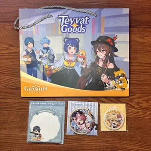 Mihoyo OFFICIAL Genshin Impact Merch Lot Teyvat Goods NYC 2024 WITH BAG - Picture 1 of 10