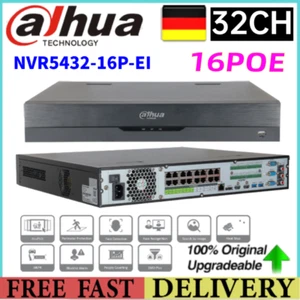 Dahua NVR5432-16P-EI 8K 32CH NVR5432-16P-EI 16PoE 4SATA 32MP WizSense NVR DE - Picture 1 of 9