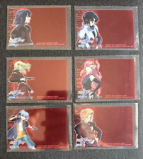 2005 Gundam Seed Destiny Cards Red Clear 6 card lot
