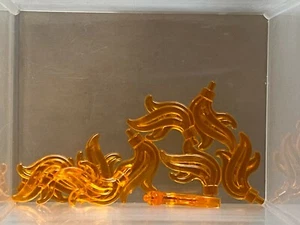 LEGO Parts - Minifigure Trans Arancione Piuma di Piuma - n. 64647 - QTÀ 10 - Foto 1 di 1
