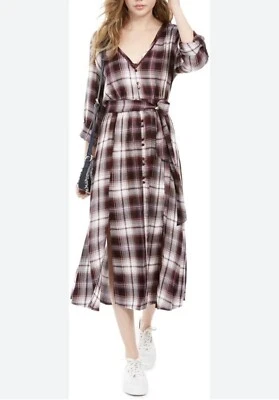 Vestido Camisa American Rag Juniors Granada Cuadros Talla M Foto 1 de 4