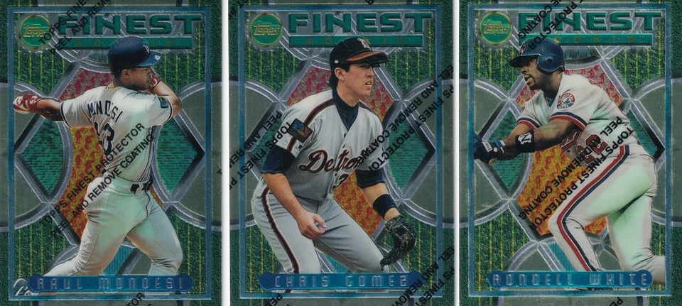 1995 Topps Finest Baseball Base 1-330 YOU PICK w/Peel NOMO RC Ripken Bonds Gwynn - Image 1 of 1