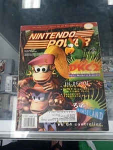 Nintendo Power Diddy's Kong Quest Volume 79 With Poster/Only 3 Trading Cards - Picture 1 of 5