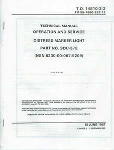 Historical book for Distress Marker Light, SDU-5/E (Aircraft Survival Equipment) - Imagen 1 de 1