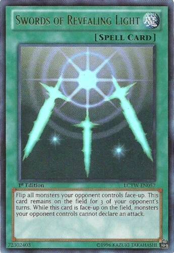 YUGIOH Swords of revealing Light LCYW-EN057 1st edition Ultra Rare MP / LP - Image 1 of 1