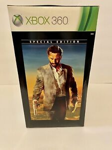 MAX PAYNE 3 XBOX 360 COLLECTORS EDITION STATUE & EXTRAS - NO GAME