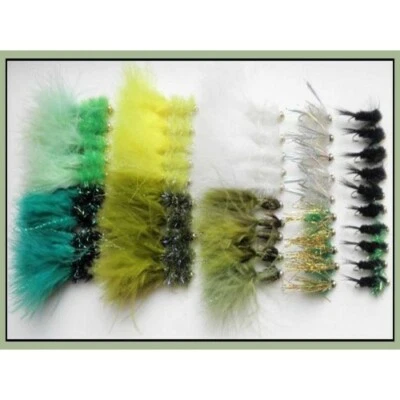 Gewichtete Forellenfliegen, 50er Pack, Köder, 10 verschiedene Fliegen, Angelfliegen SF4M - Bild 1 von 4