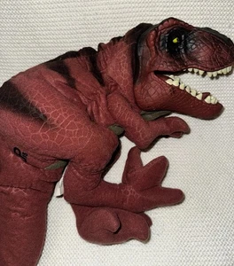 1996 Jurassic Park The Lost World T-Rex Dinosaur Full Body Plush Hand Puppet - Picture 1 of 7