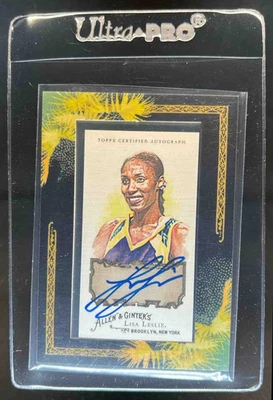 2008 Topps Allen & Ginter Lisa Leslie Auto #AGA-LL - Image 1 of 2