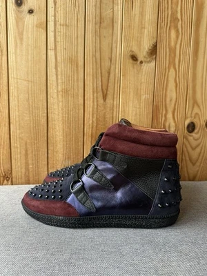 Sandro Albatorock Zapatillas Altas Eje Superior Tachonado Cuero Spike Talla 39 EE. UU. 8,5 Foto 1 de 4