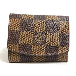 LOUIS VUITTON M64681 Damier Cufflink case Three fold accessory case DamierCanvas - Picture 1 of 11