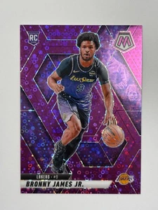 2024-25 MOSAIK BRONNY JAMES JR FAST BREAK LILA MOSAIK DISCO PRIZM /50 #214 - Bild 1 von 2