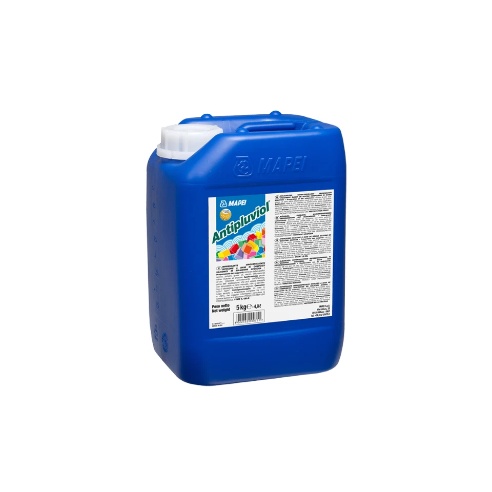 Mapei Antipluviol Impregnante Idrorepellente 5KG Per Esterni base silani - Immagine 1 di 1