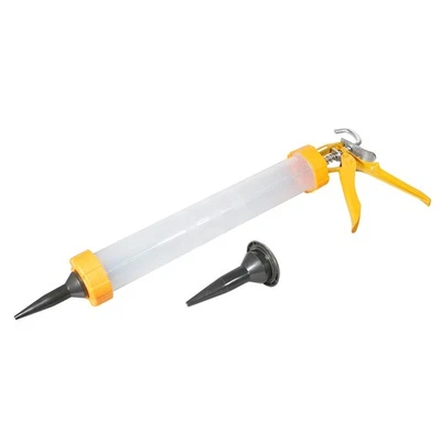 Pistola de calafateo manual ABS sellador cartucho tubo calafateo aplicador 600 ml Foto 1 de 4