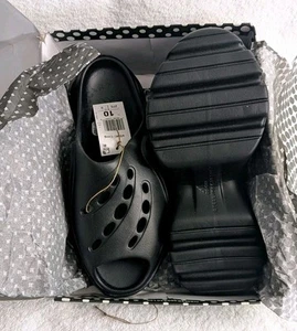 Adidas By "Stella McCartney Exclusive Women's Clog" | Triple Black Size 10W US - Picture 1 of 5