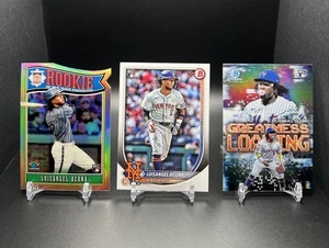 2025 Bowman lot (3) LUISANGEL ACUNA RC ROY-4 GL-11 83 Rookie Refractor Mets - Picture 1 of 1