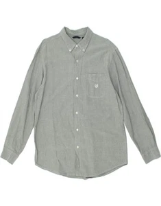 CHAPS Mens Shirt Large Grey Cotton AZ02 - Picture 1 of 3