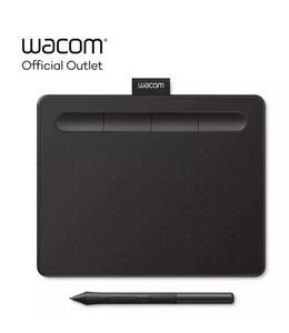 New Wacom Intuos S Wireless Drawing Graphics Tablet - Black - Afbeelding 1 van 17